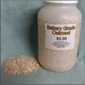 Oatmeal _ Bakery Grade 1 gallon jar